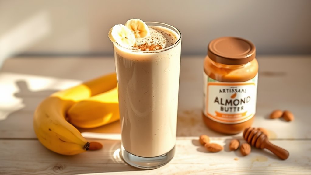 almond banana smoothie recipe