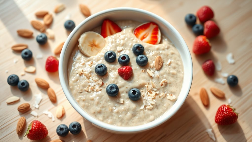 animal themed overnight oats