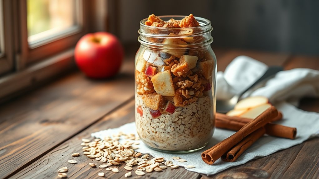 apple cinnamon protein oatmeal