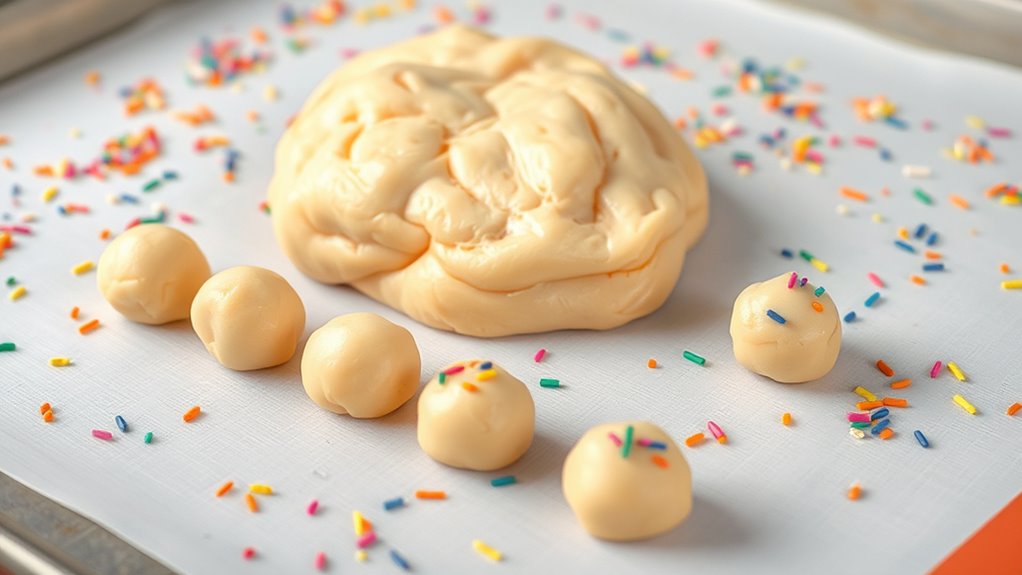 arrange cookies on tray