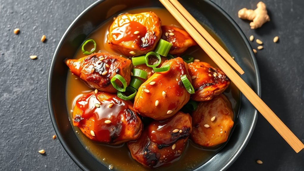 asian chicken with ginger
