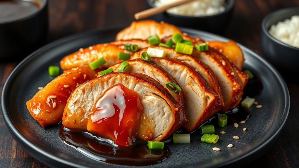 asian style glazed chicken