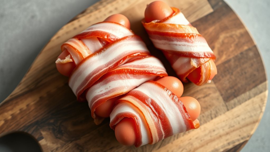 bacon wrapped hot dogs recipe
