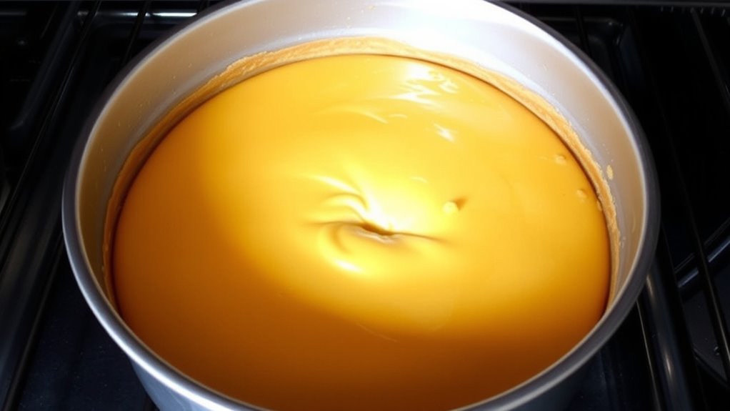 bake until nearly firm