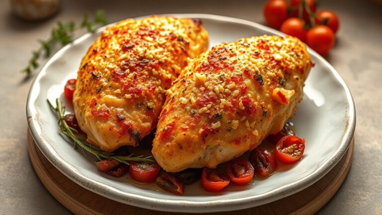 baked chicken with tuscan flavors