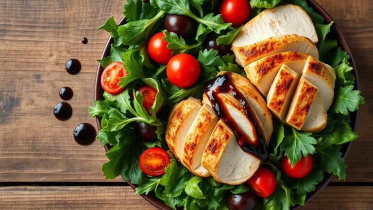 baked marinated chicken salad