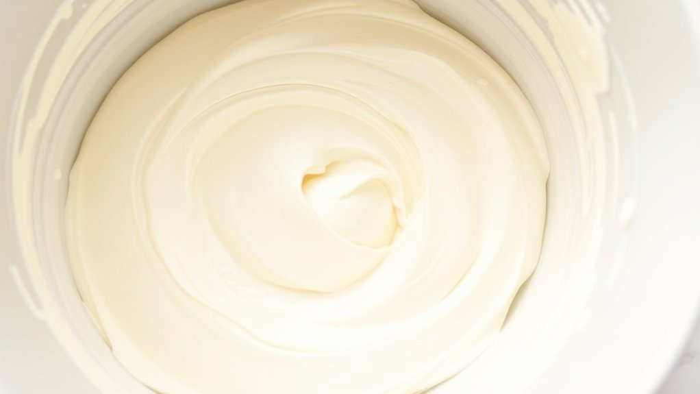 beat cream cheese until smooth