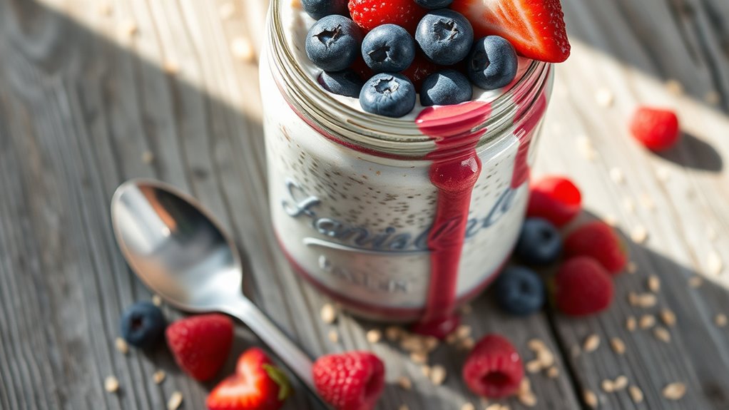 berry overnight oats recipe