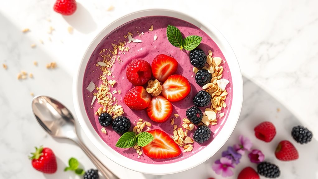 berry packed antioxidant smoothie
