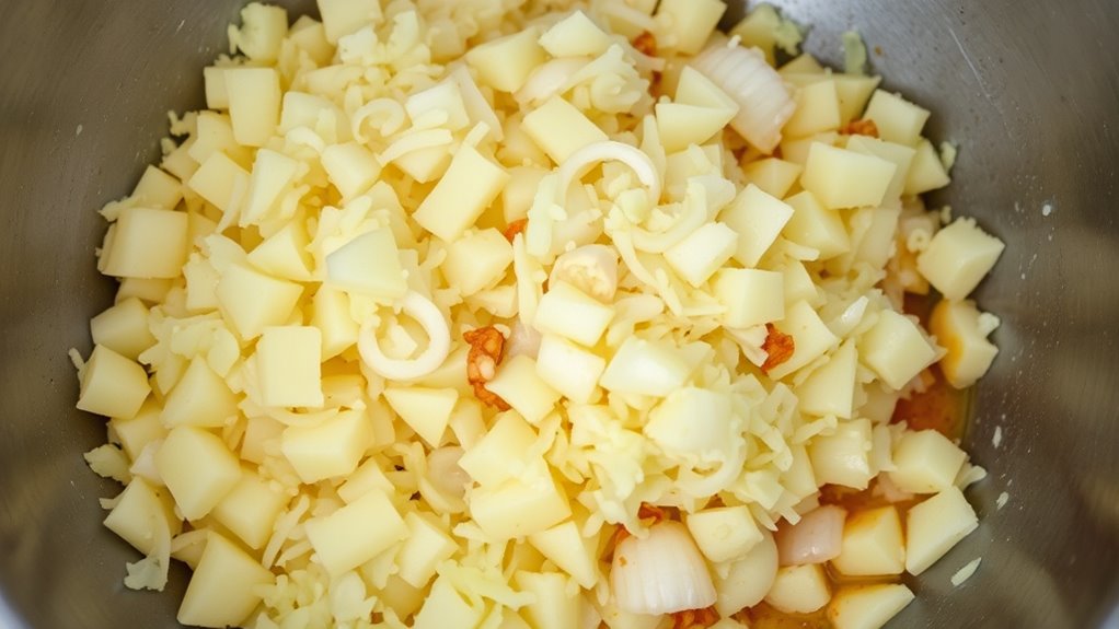 blend potatoes and onions