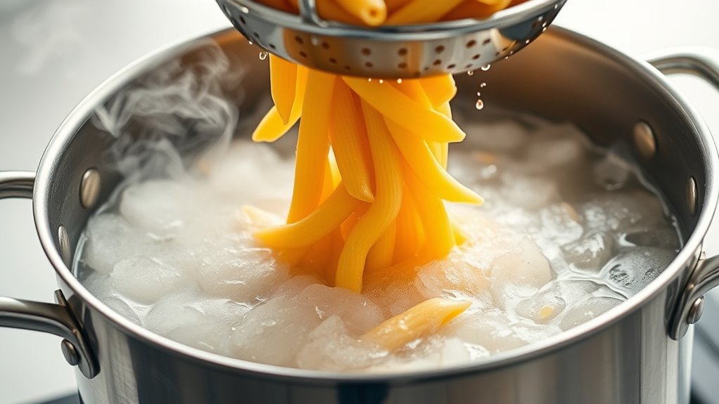 boil and drain pasta