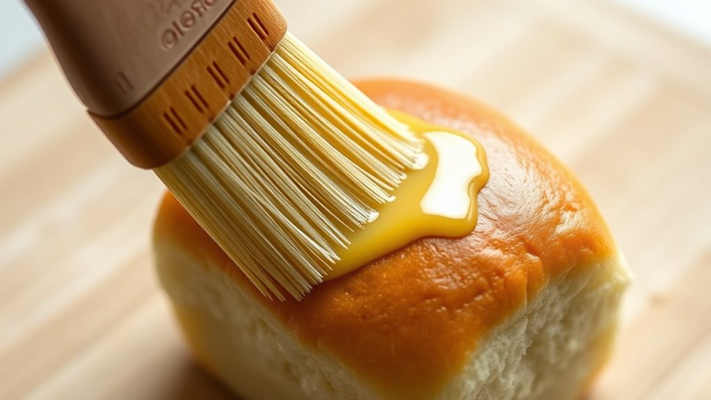 brush with melted butter