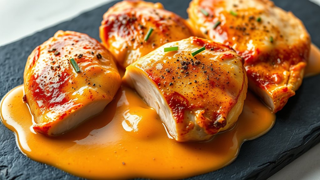 buffalo chicken yogurt dish