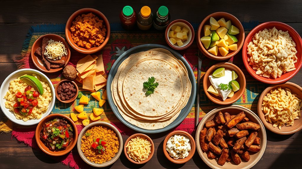 build your own breakfast tacos