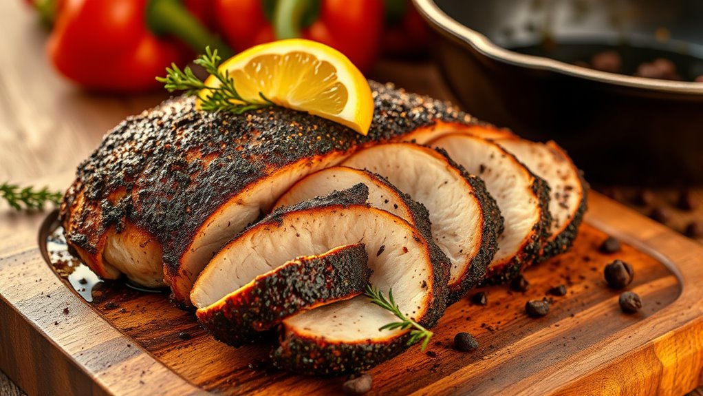 cajun flavored spicy chicken
