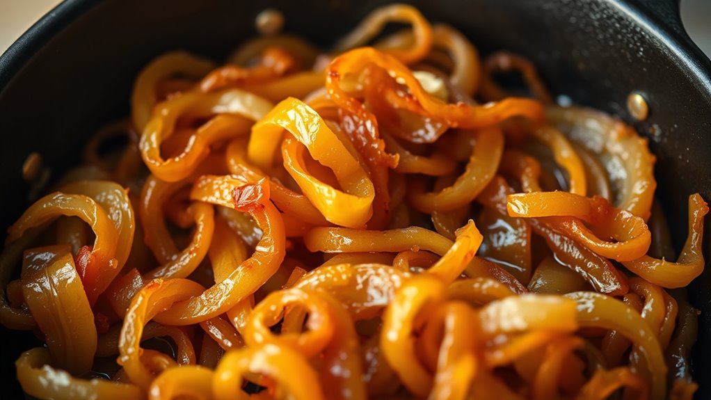 caramelize onions until golden