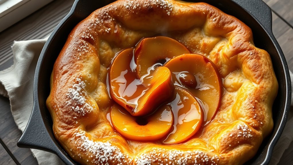 caramelized apple dutch baby