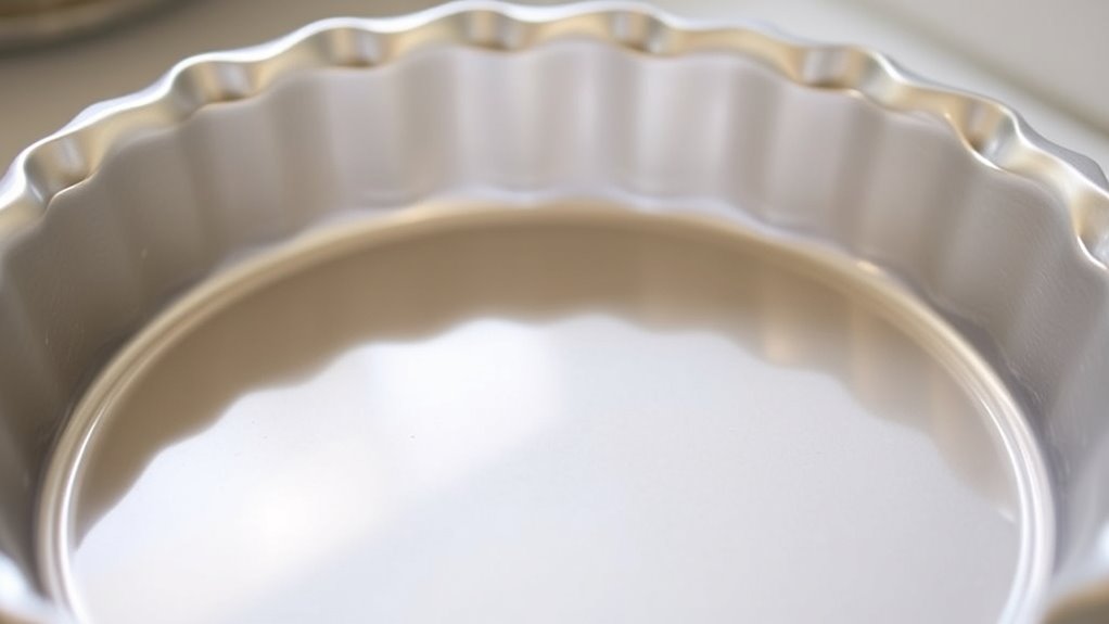 carefully prepare baking dish