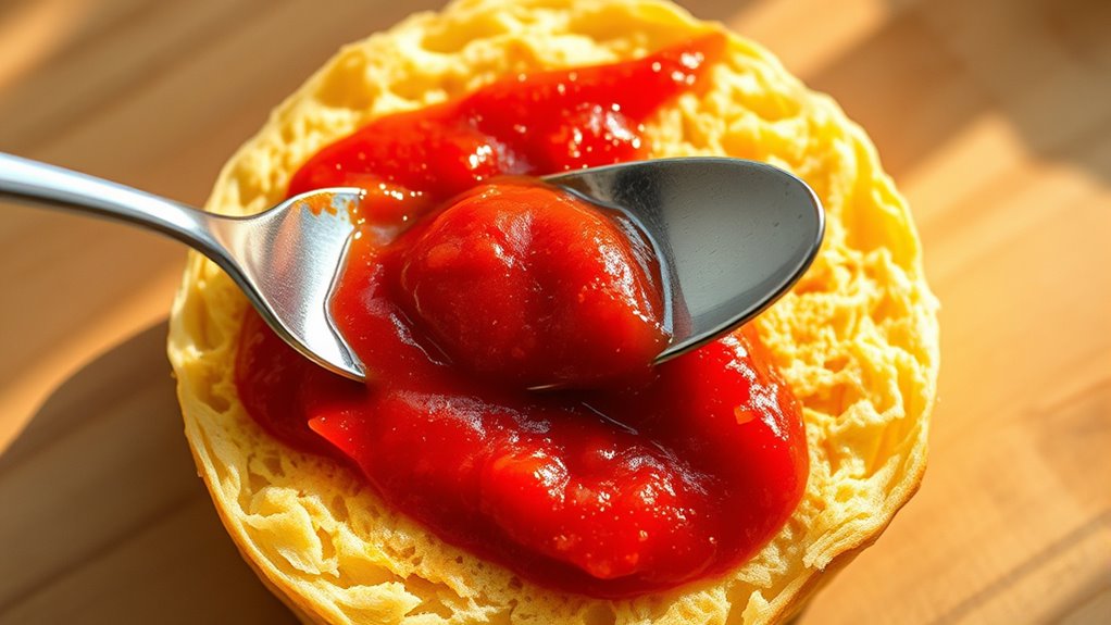 carefully spread pizza sauce