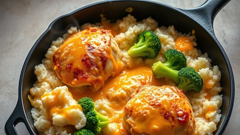 cheesy chicken broccoli rice