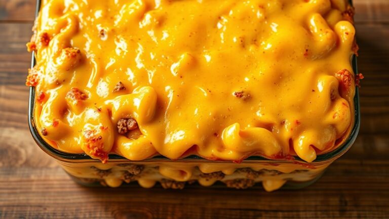 cheesy meatloaf casserole dish