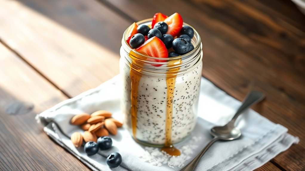 chia seed oatmeal preparation