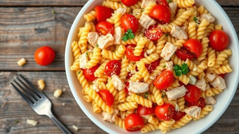 chicken ranch pasta salad