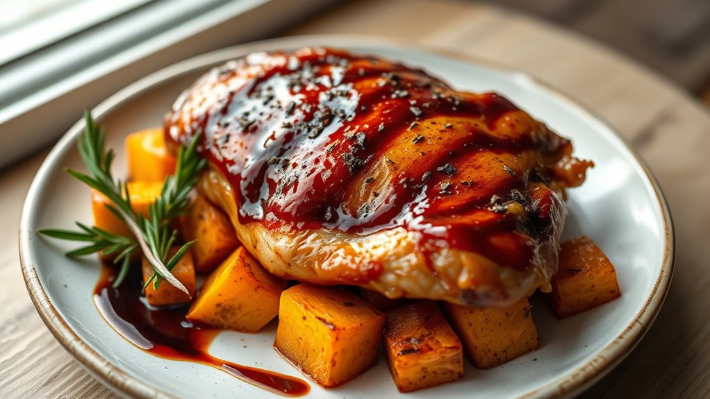chicken with sweet potatoes