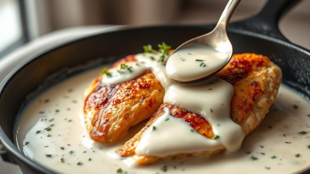 chicken with white wine sauce