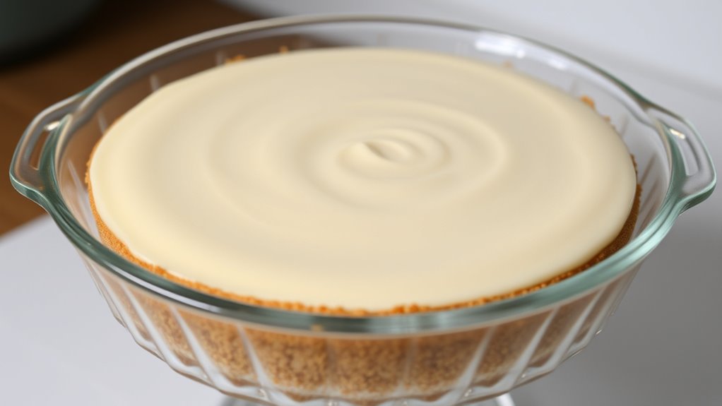 chill cheesecake until firm
