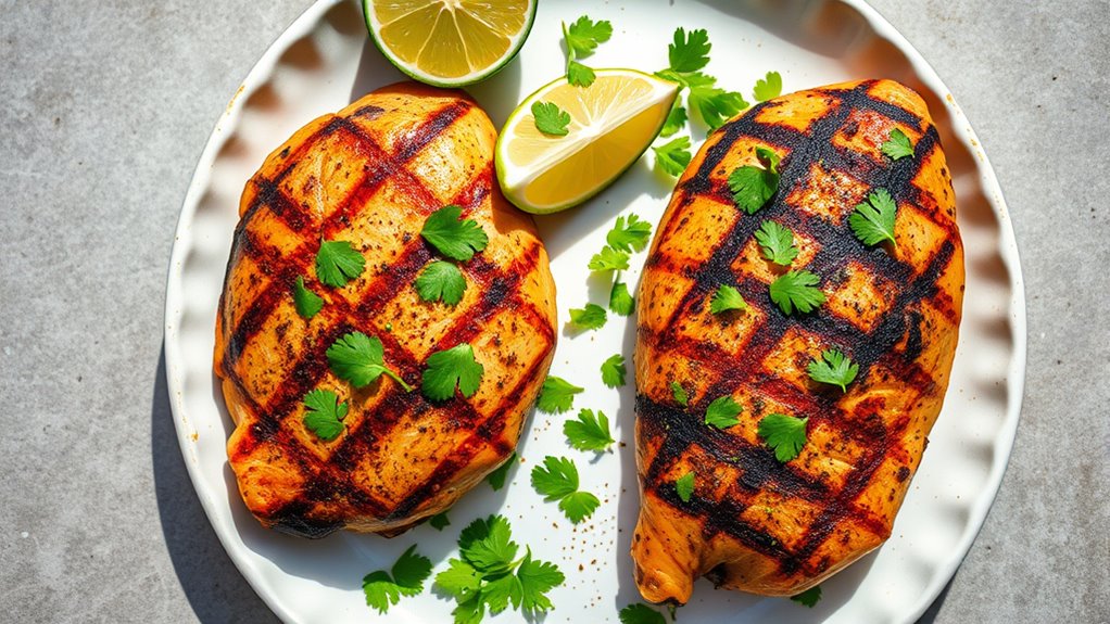 cilantro chicken with lime