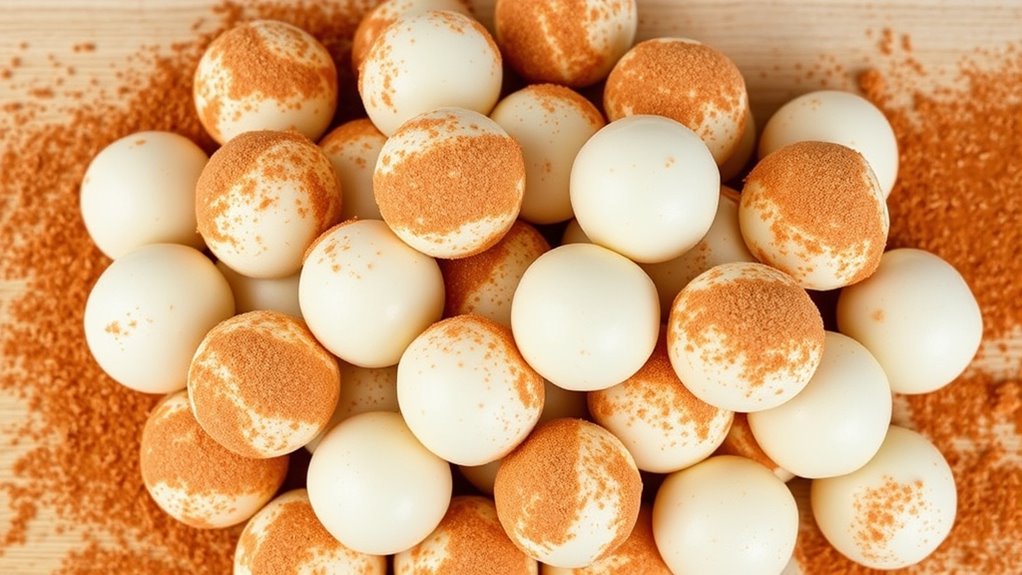 cinnamon coated dessert balls
