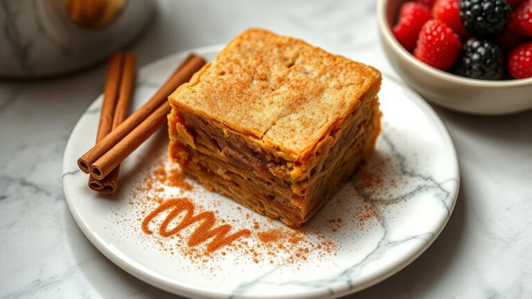 cinnamon sugar blondies recipe