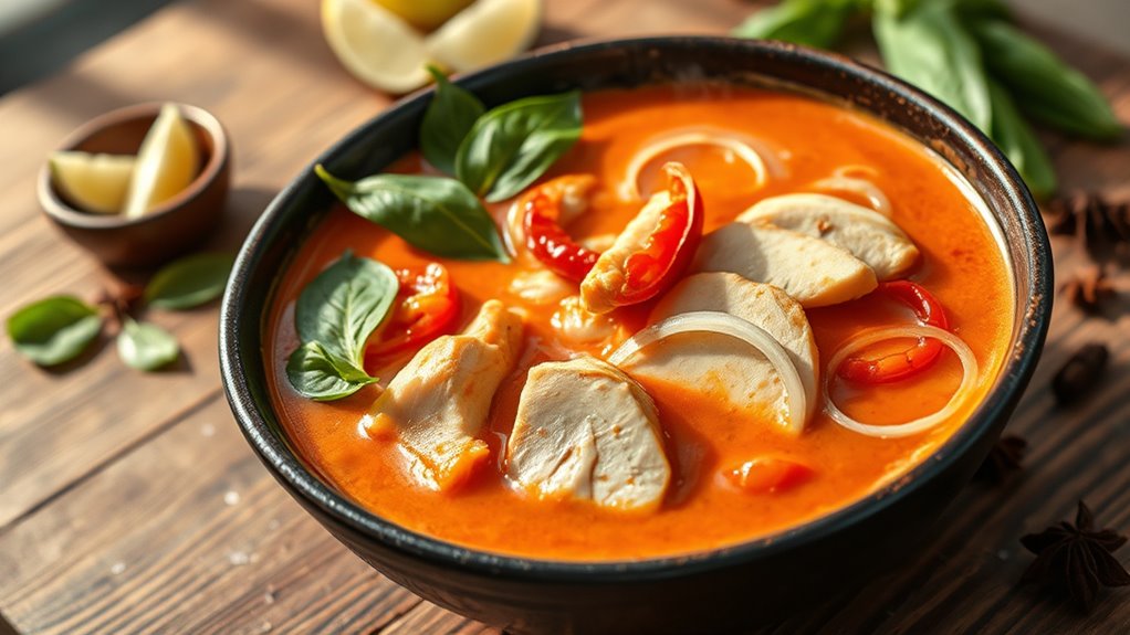 coconut curry chicken dish