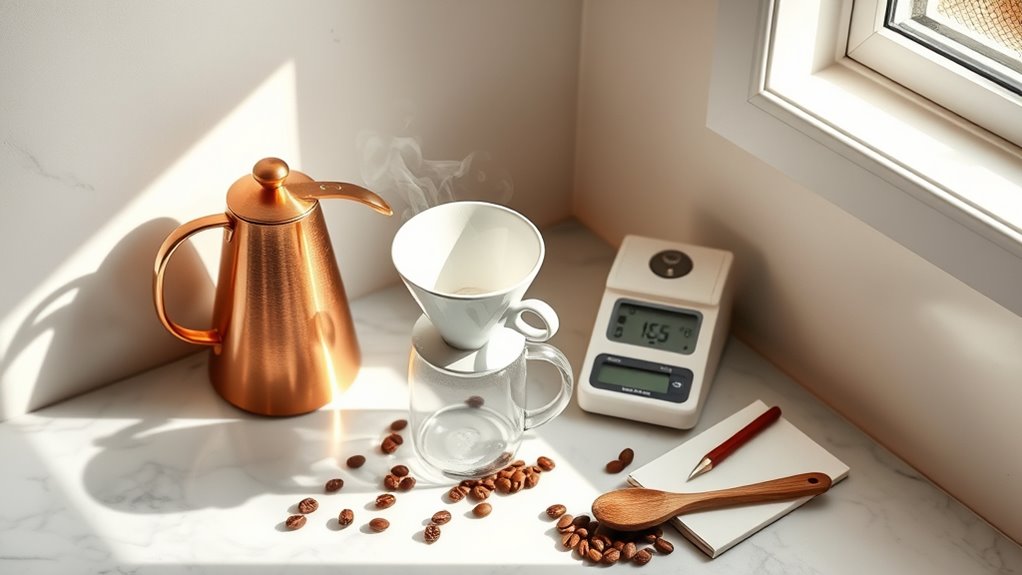 coffee setup for small spaces