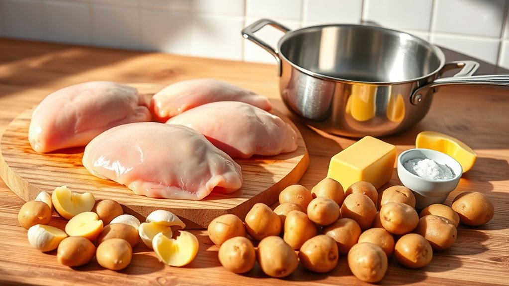 collect necessary cooking supplies