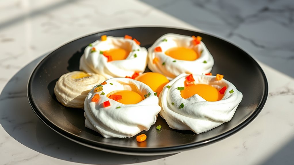 colorful fluffy breakfast treat