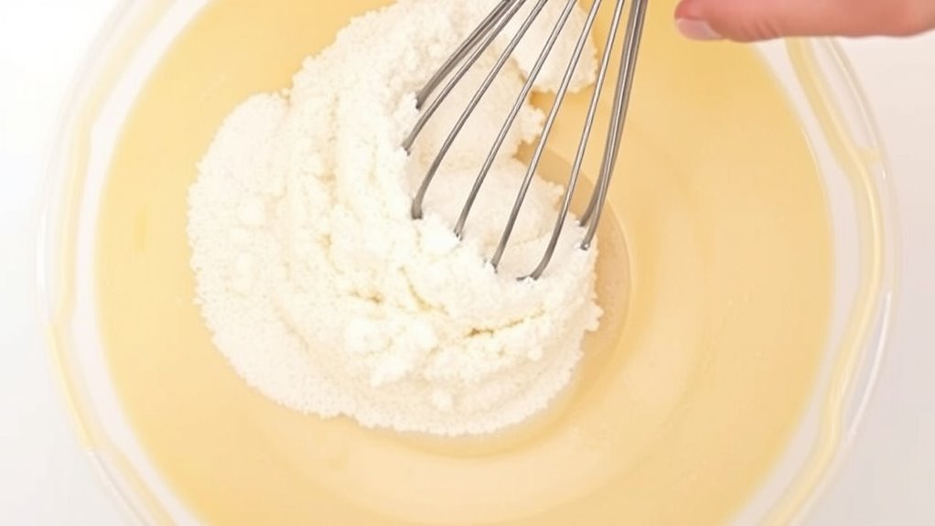 combine liquid and solids