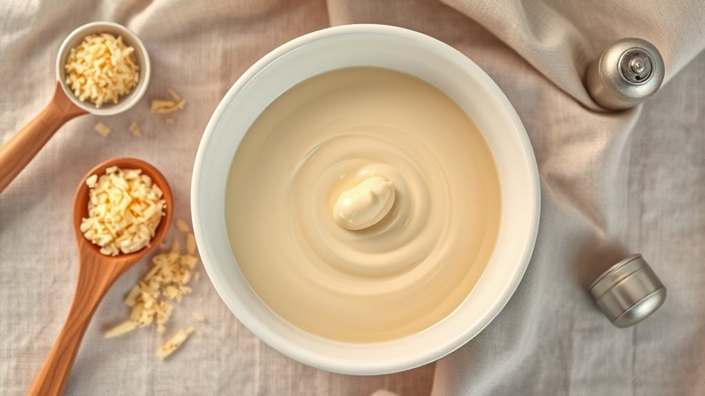combine mayonnaise with spices