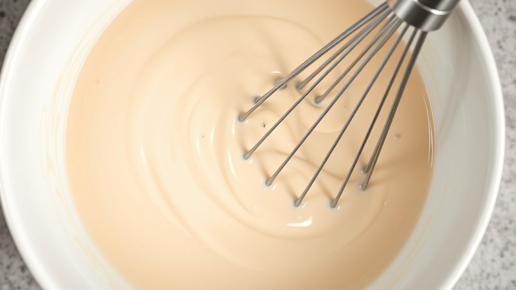 combine soup with milk