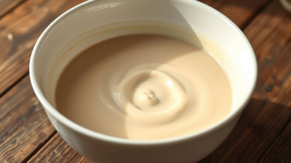 combine soup with milk