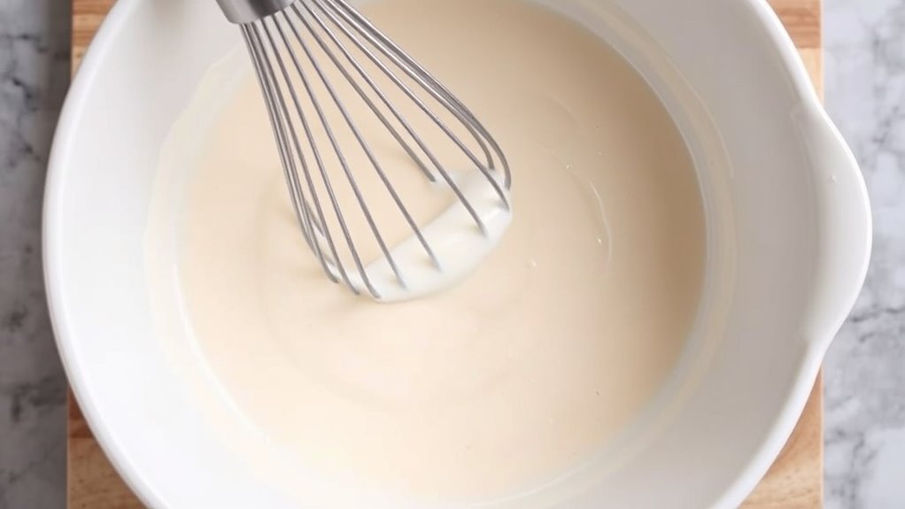 combine soup with milk