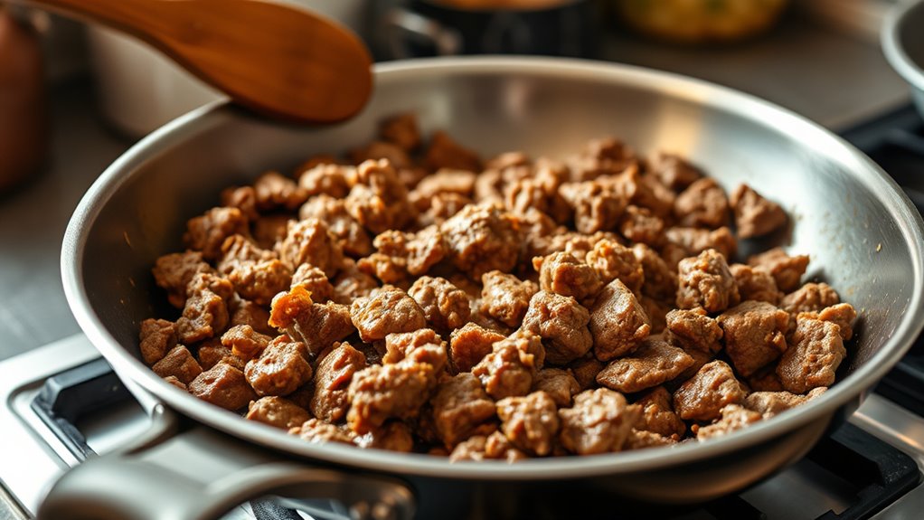 cook and season beef