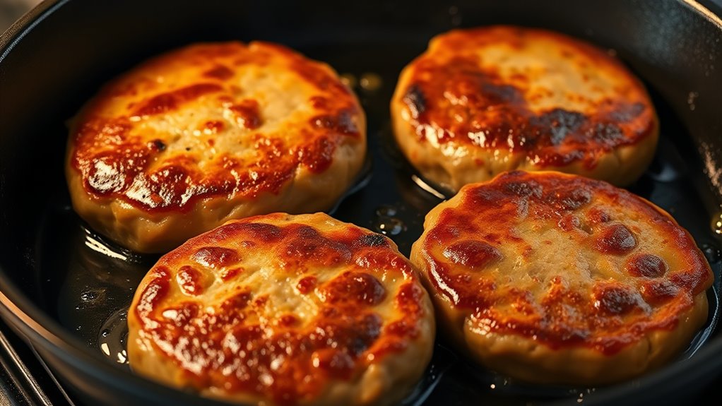 cook breakfast sausage patties