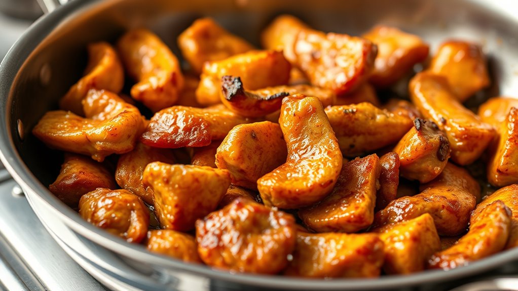 cook chicken until golden