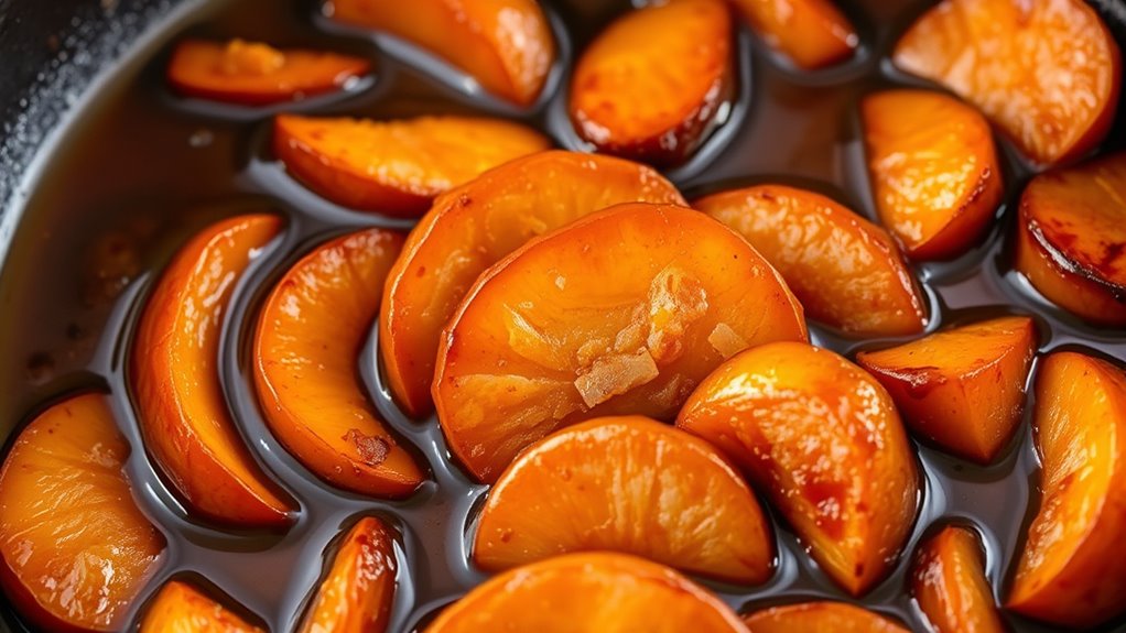 cook food until caramelized