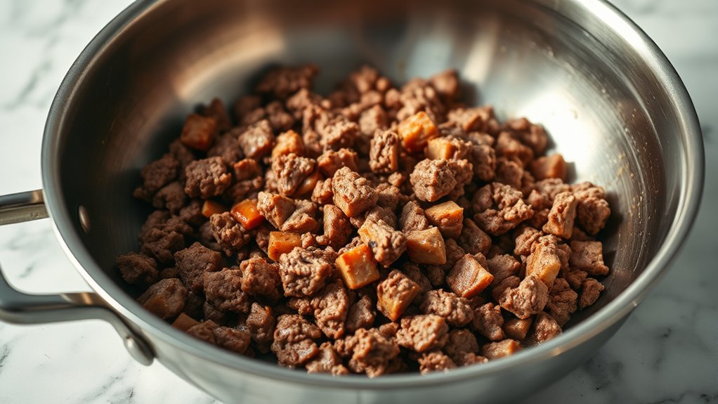 cook ground beef thoroughly