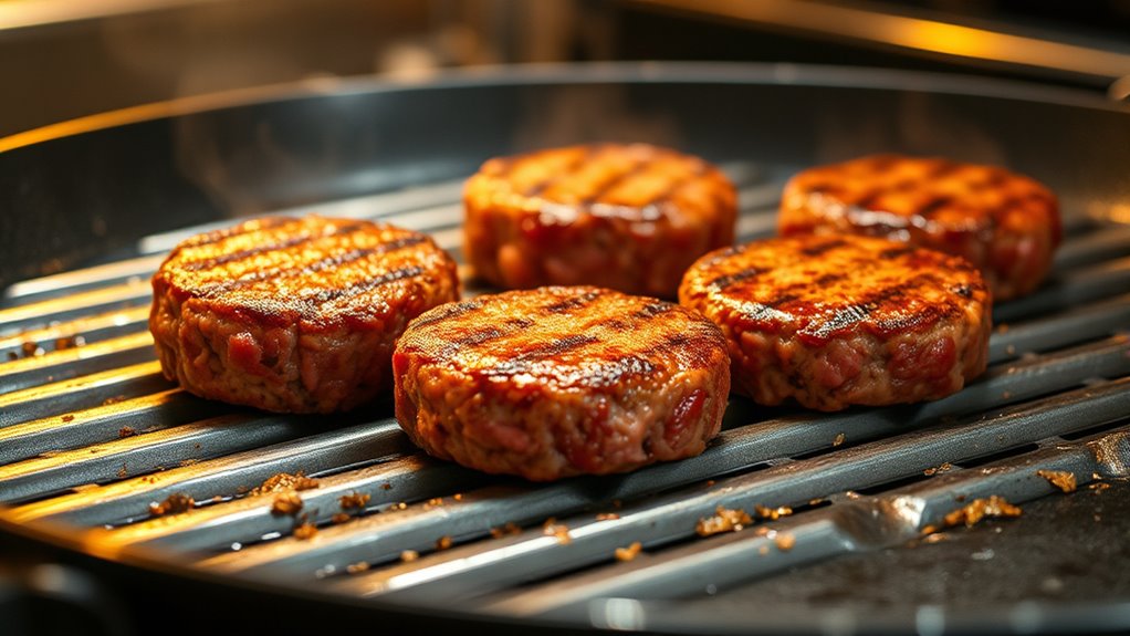 cook patties on both sides