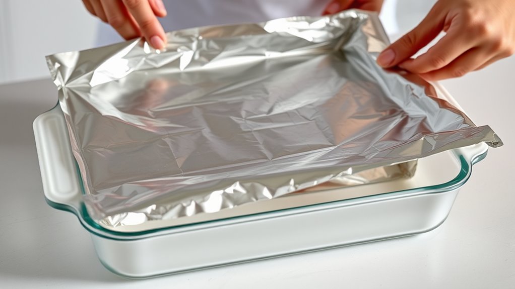 cover the dish tightly