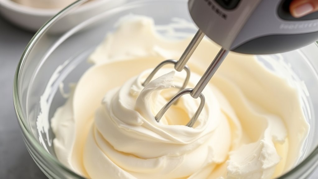 cream cheese should be whipped